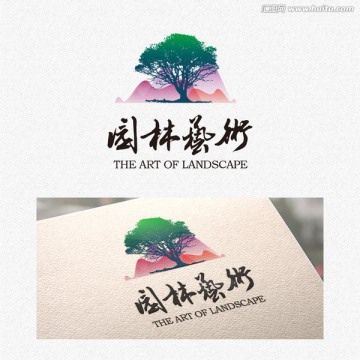 LOGO 园林艺术 标志设计