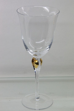 玻璃艺术品高脚透明酒杯