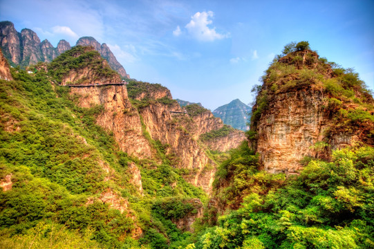 北京 东湖港景区 层峦叠嶂