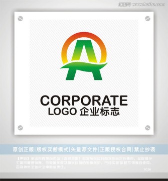 QA字母logo