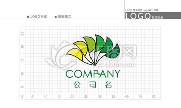 扇形logo标志