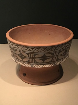 彩陶簋 文物 古董