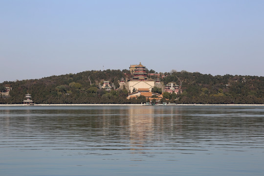 颐和园园万寿山全景