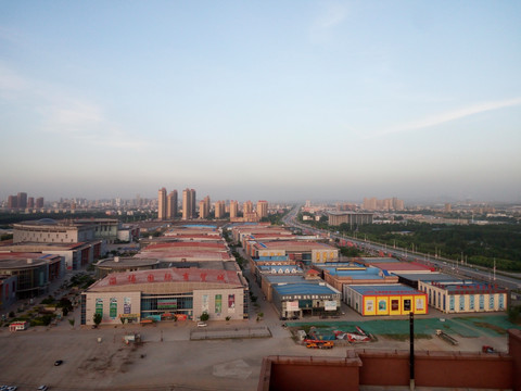 俯视淄博国际商贸城
