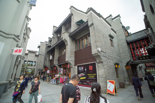 桂林东西巷商业街古建筑店铺