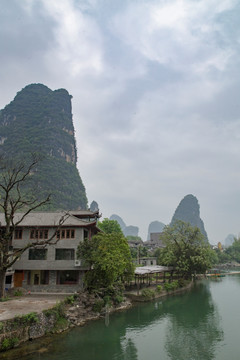 桂林阳朔山水漓江山水漓江漂流