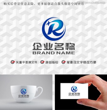 K字母CR科技logo