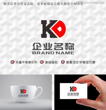 字母KDlogo