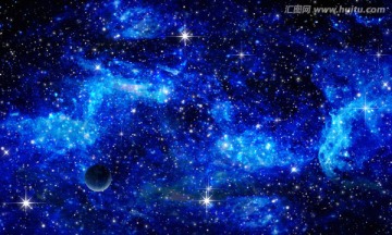 藍色星空圖