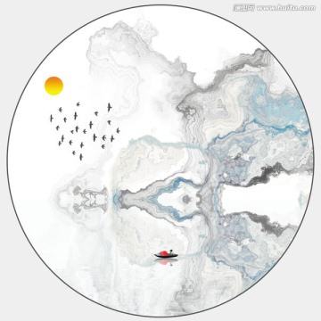水墨山水畫