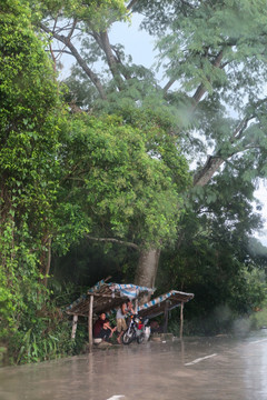 乐东 尖峰镇 躲雨