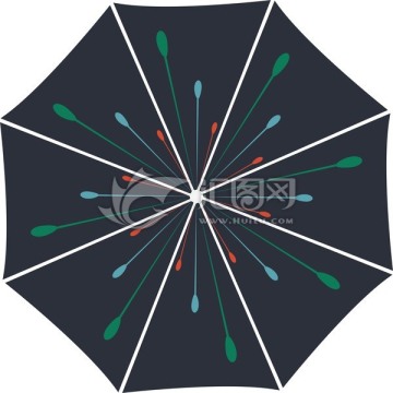 雨伞创意图案