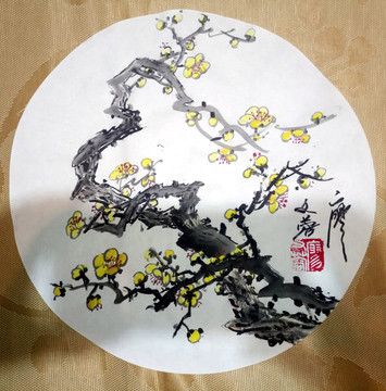 國畫梅花
