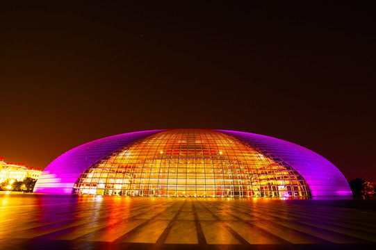 北京国家大剧院夜景