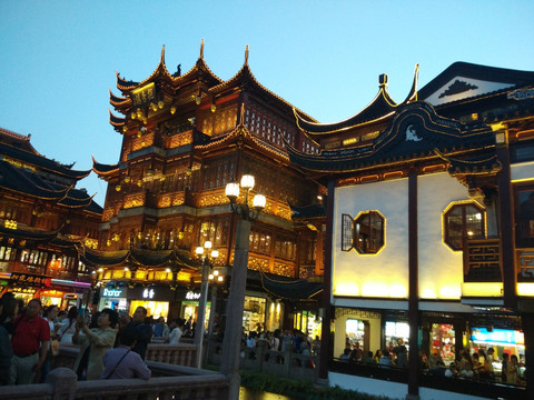 上海 建筑 寺庙 旅游 风光
