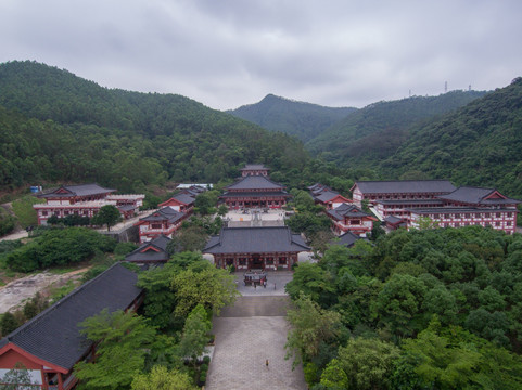 黄江镇芙蓉寺全景