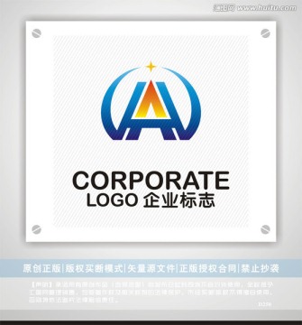 AD字母logo