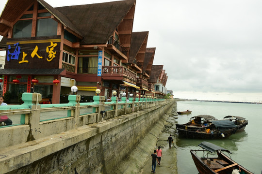 北海港 海堤坝