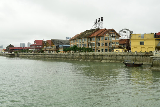 北海港 海堤坝