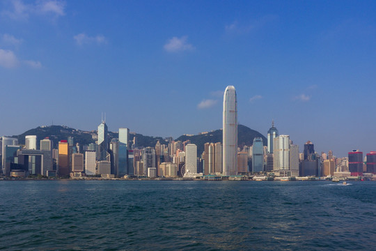 香港维港和国际金融中心