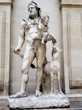 卢浮宫雕塑赫拉克勒斯