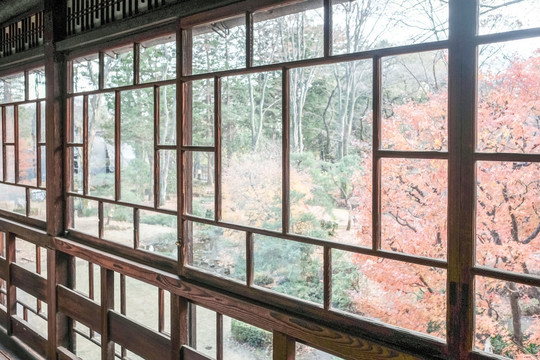 日本木窗建筑