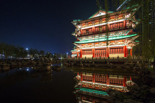 南昌岳阳楼夜景