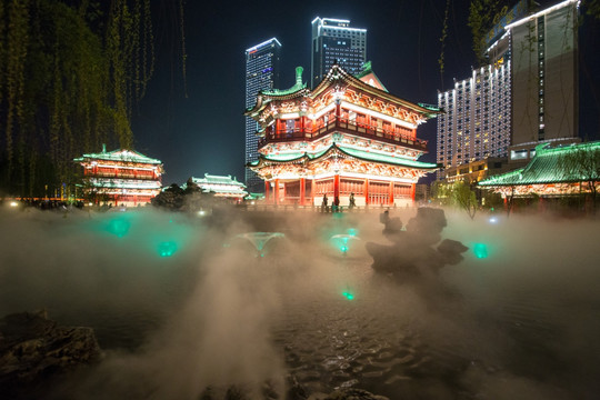 南昌岳阳楼夜景