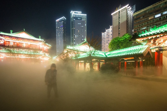 南昌岳阳楼夜景