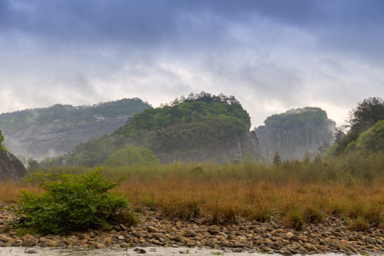 武夷山 漂流 烟雨