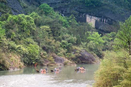 武夷山 竹筏 漂流