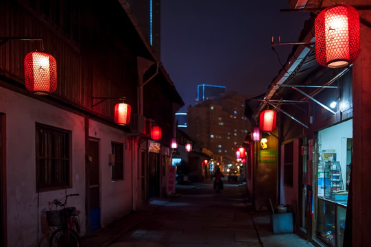 蕺山街夜景