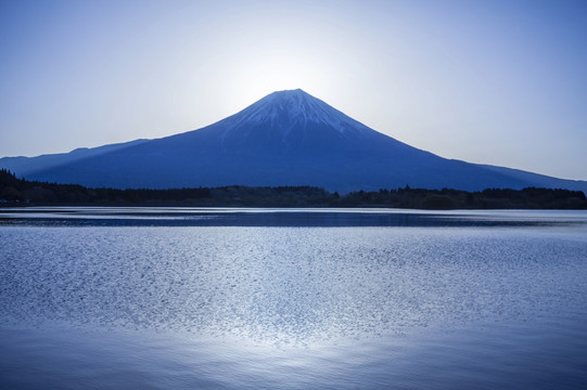 富士山和日本湖狸