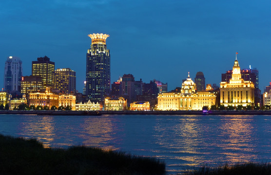 上海外滩万国建筑群夜景