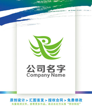 鳥創(chuàng)作飛越夢想進取創(chuàng)新LOGO