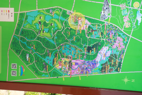 三台山国家森林公园平面图