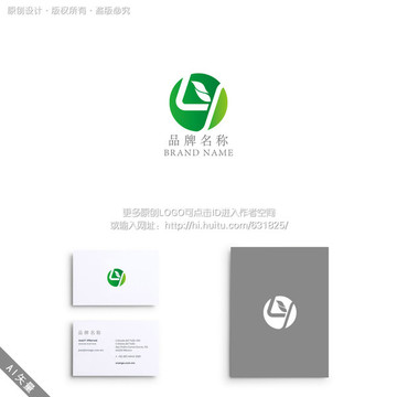 LY 字母 生態(tài) LOGO