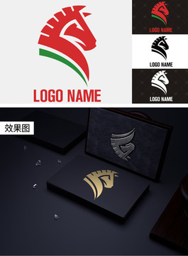 男裝LOGO創(chuàng)意馬標志房地產