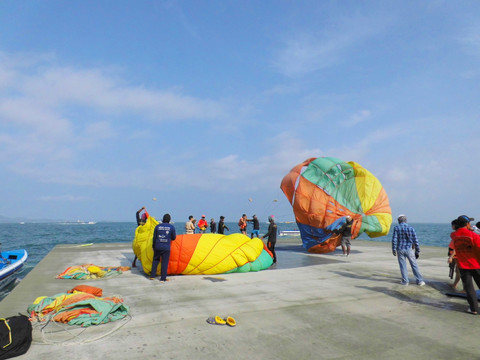 海上滑翔伞运动