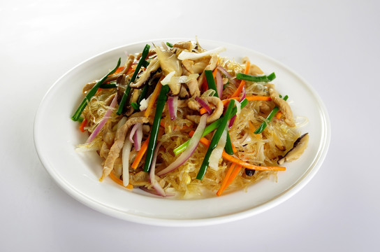 肉絲炒米粉 （1）