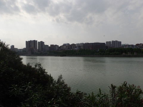 邵水对岸风景