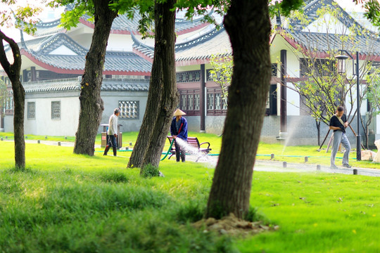 扬州荷花池公园