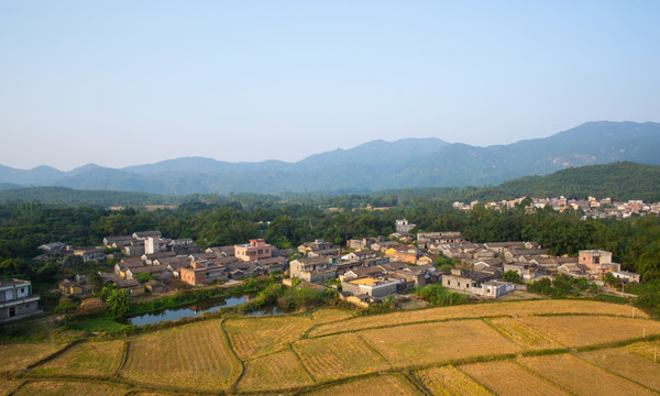 乡村 村庄 航拍