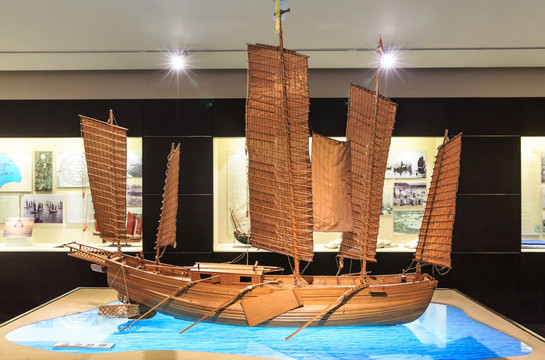 古代帆船 古代船模