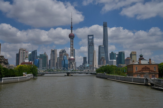 上海外白渡桥 上海风光 高清图