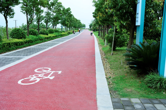 塑胶路面 园林景观