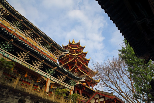 磁器口古镇龙隐寺