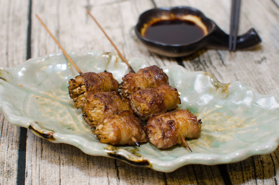 金针菇牛肉串