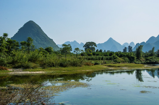 遇龙河风光