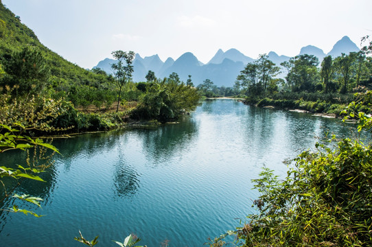 遇龙河风光